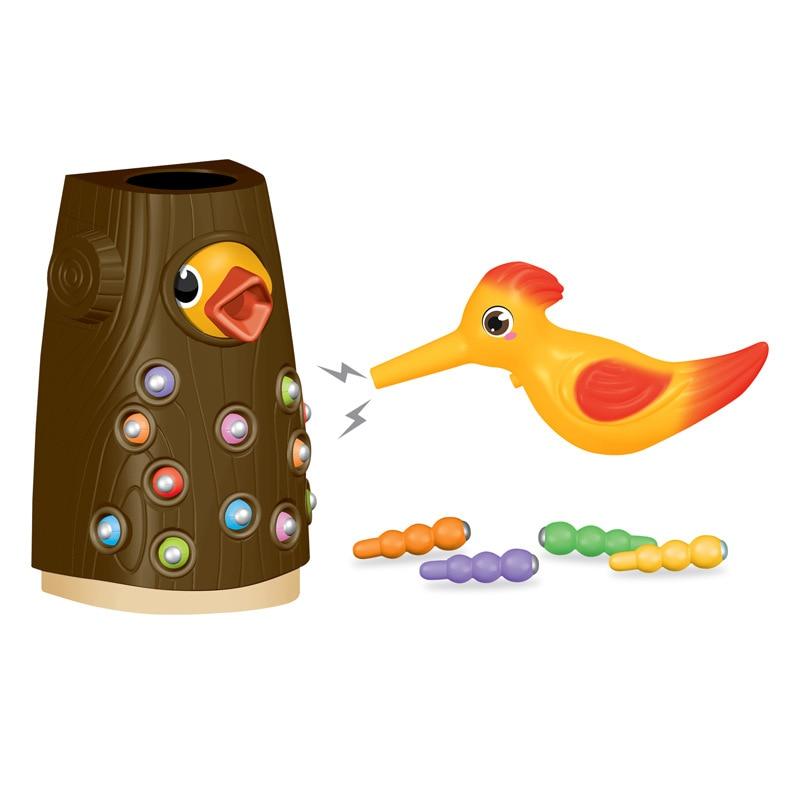 FeedingBird™ - Jouets magnétique attrape - ver | Jeux enfants - J'aime mon poupon