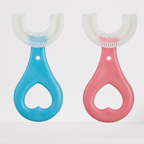 U360°Teeth™ - Brosse à dents 2.0 | Enfants - J'aime mon poupon